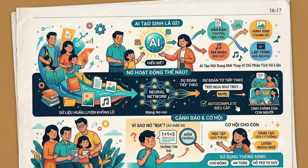 AI tạo sinh: "Cú Hích" biến con bạn thành nhà sáng tạo toàn cầu