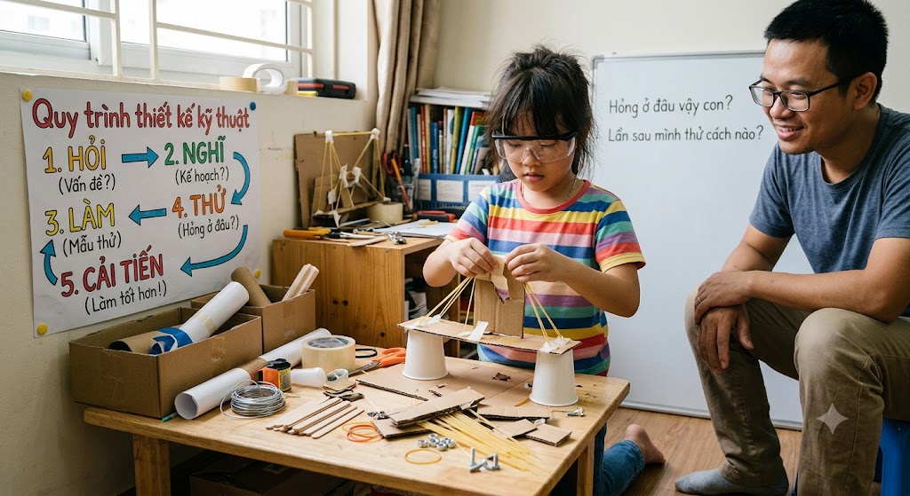 Con làm hỏng, làm sai liên tục: Vì sao đó lại là cách nuôi "tư duy kỹ sư"?